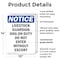 Signmission Livestock Guardian Dog On Duty OSHA Notice Sign, Plastic, 10in W x 14in L, 2PK OS-2PACK-NS-P-1014-V-14021 - alternate 3